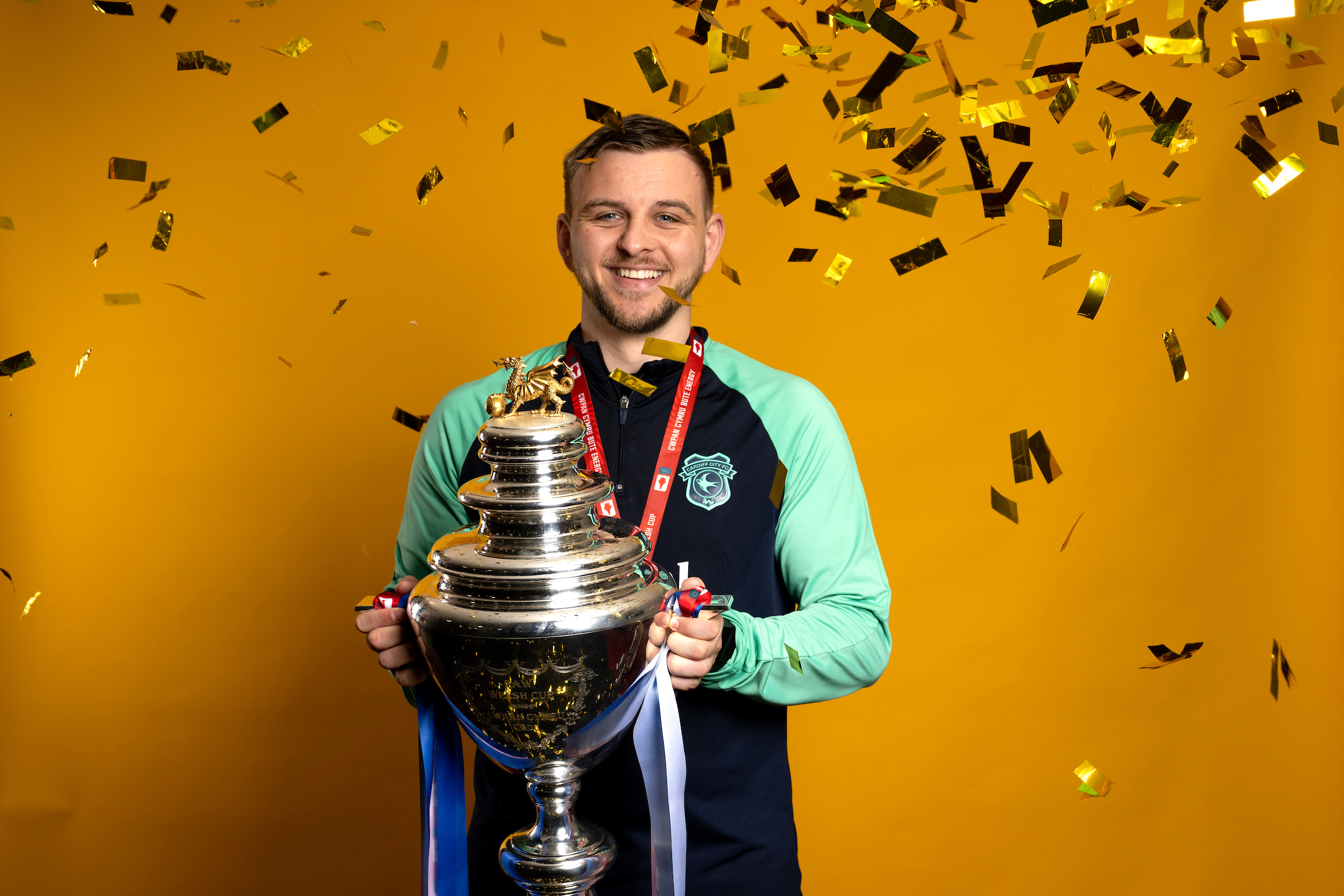 NEWPORT, WALES - 05 MAY 2024: Cardiff City Womens Head Coach Iain Darbyshire during 2023/24 Bute Energy Women's Cup final fixture between Wrexham AFC Women & and Cardiff City Women FC at Rodney Parade, Newport, Wales. (Pic By Ashley Crowden/FAW)