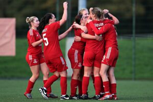 Llandudno Ladies FC vs Connah's Quay Nomads Women in Round 5 of the Genero Adran North at Treborth Playing Fields, Bangor (Pic by Sam Eaden/FAW)