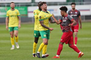 Caernarfon Town vs Bala Town in Round 4 of the JD Cymru Premier at The Oval, Caernarfon (Pic by Sam Eaden/FAW)