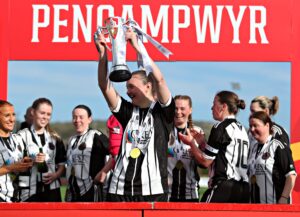 Llandudno FC Ladies vs NFA FC Women in Round 14 of the Genero Adran North at the OPS Wind Arena, Llandudno (Pic by Sam Eaden/FAW)