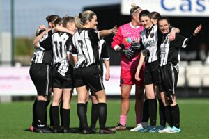 Llandudno FC Ladies vs NFA FC Women in Round 14 of the Genero Adran North at the OPS Wind Arena, Llandudno (Pic by Sam Eaden/FAW)