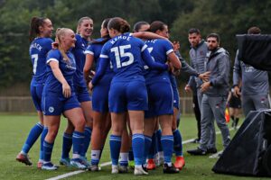 Wrexham AFC Women vs Cardiff City Women FC in Round 1 of the Genero Adran Premier at The Rock, Cefn-Mawr (Pic by Sam Eaden/FAW)