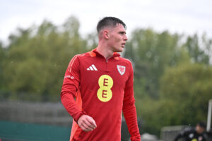 International Football, Wales u21 training session at Dragon Park, Newpirt, Wales, UK.