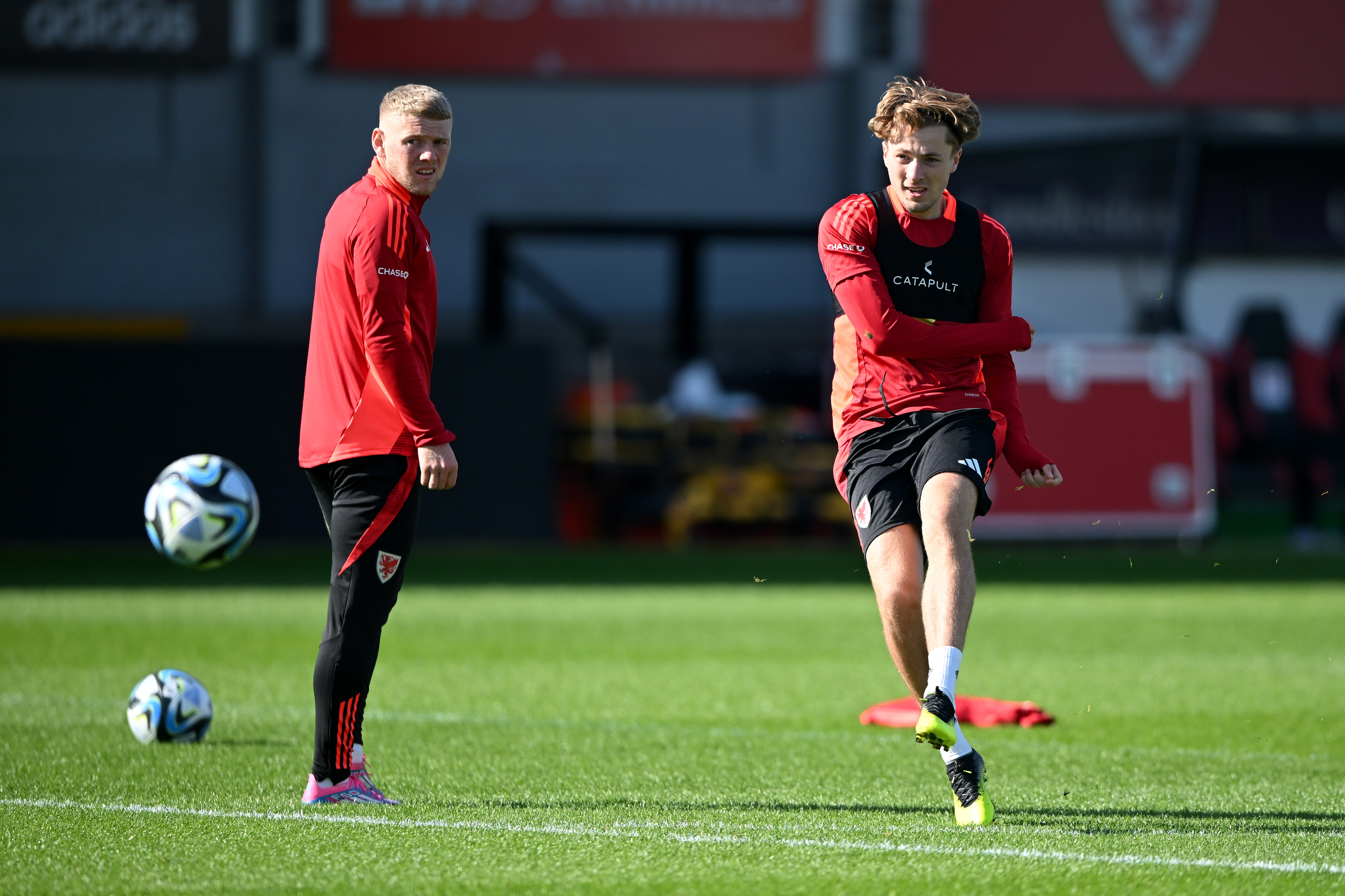 Wales Charlie Savage during the training session at Rodney Parade on the 9th October 2024.