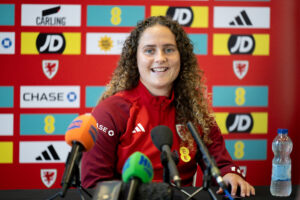 International Football, press conference, Cardiff, Wales, UK.