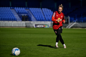 International Football, Cymru Training Session, Propard, Slovakia, UK.