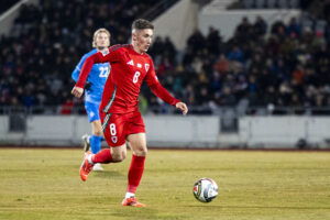 Harry Wilson of Wales in action. Iceland v Wales in the UEFA Nations League at Laugardalsvöllur Stadium on the 11th October 2024.