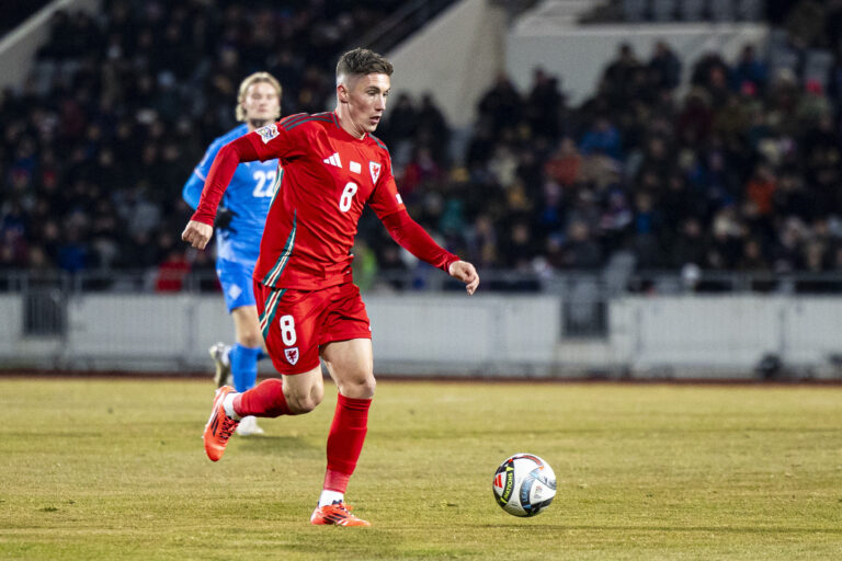 Harry Wilson of Wales in action. Iceland v Wales in the UEFA Nations League at Laugardalsvöllur Stadium on the 11th October 2024.