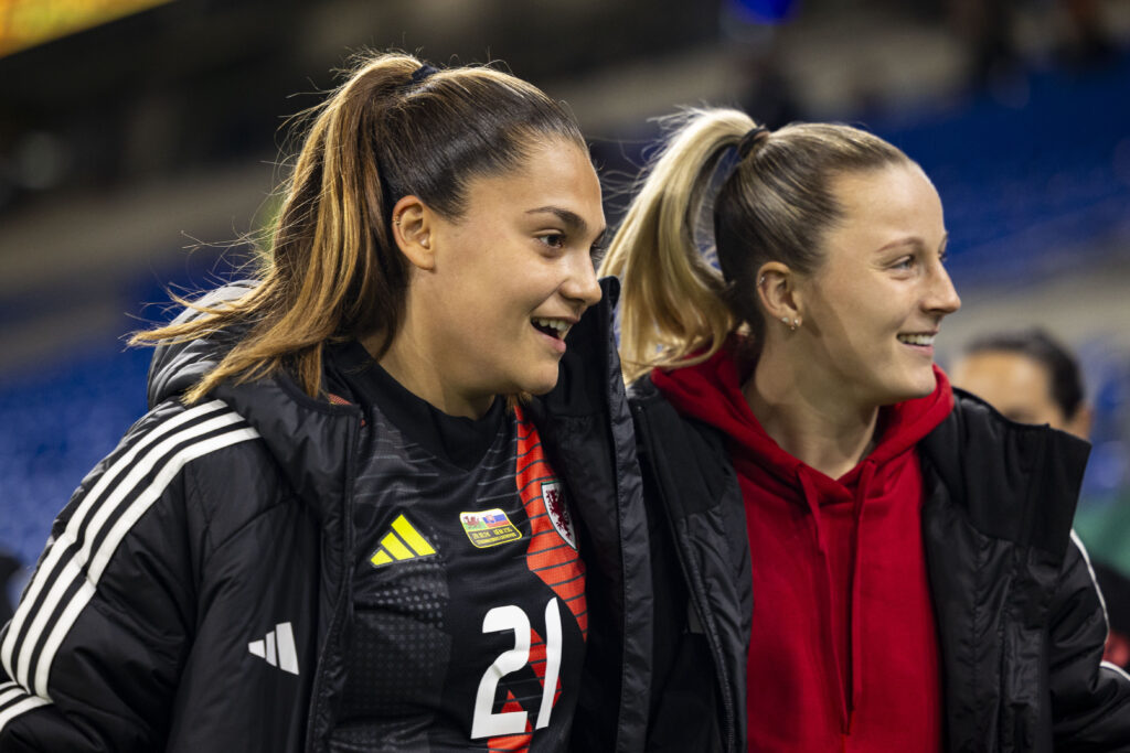 Wales v Slovakia in the UEFA Women’s European Qualifying Play-offs at Cardiff City Stadium on the 29th October 2024.