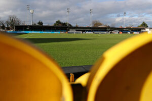 general view of Belle Vue before CPD Y Rhyl 1879 Women vs Llandudno FC Women in Round 8 of the Genero Adran North at Belle Vue Stadium, Rhyl