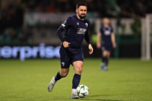 Ryan Brobbel during Shamrock Rovers FC (Ireland) vs TNS (Cymru) in Round 3 of the UEFA Conference League at the Tallaght Stadium, Dublin