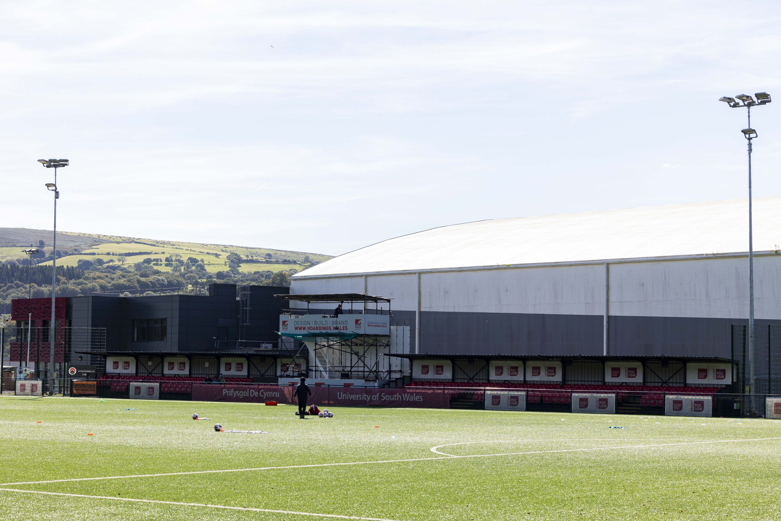 General View of USW Sports Park ahead of the match. Pontypridd United v Trethomas Bluebirds in the JD Cymru South at USW Sports Park on the 14th September 2024