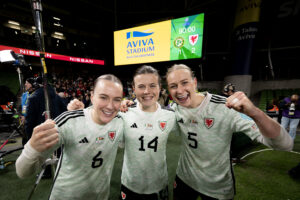 International Football, 2025 European Women's Championship, WEQ Play-offs Round 2 match between Republic of Ireland and Wales, Dublin, Ireland, UK.