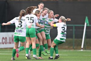 The New Saints Women vs Swansea City Women in Round 10 of the Genero Adran Premier at Park Hall, Oswestry (Pic by Sam Eaden/FAW)