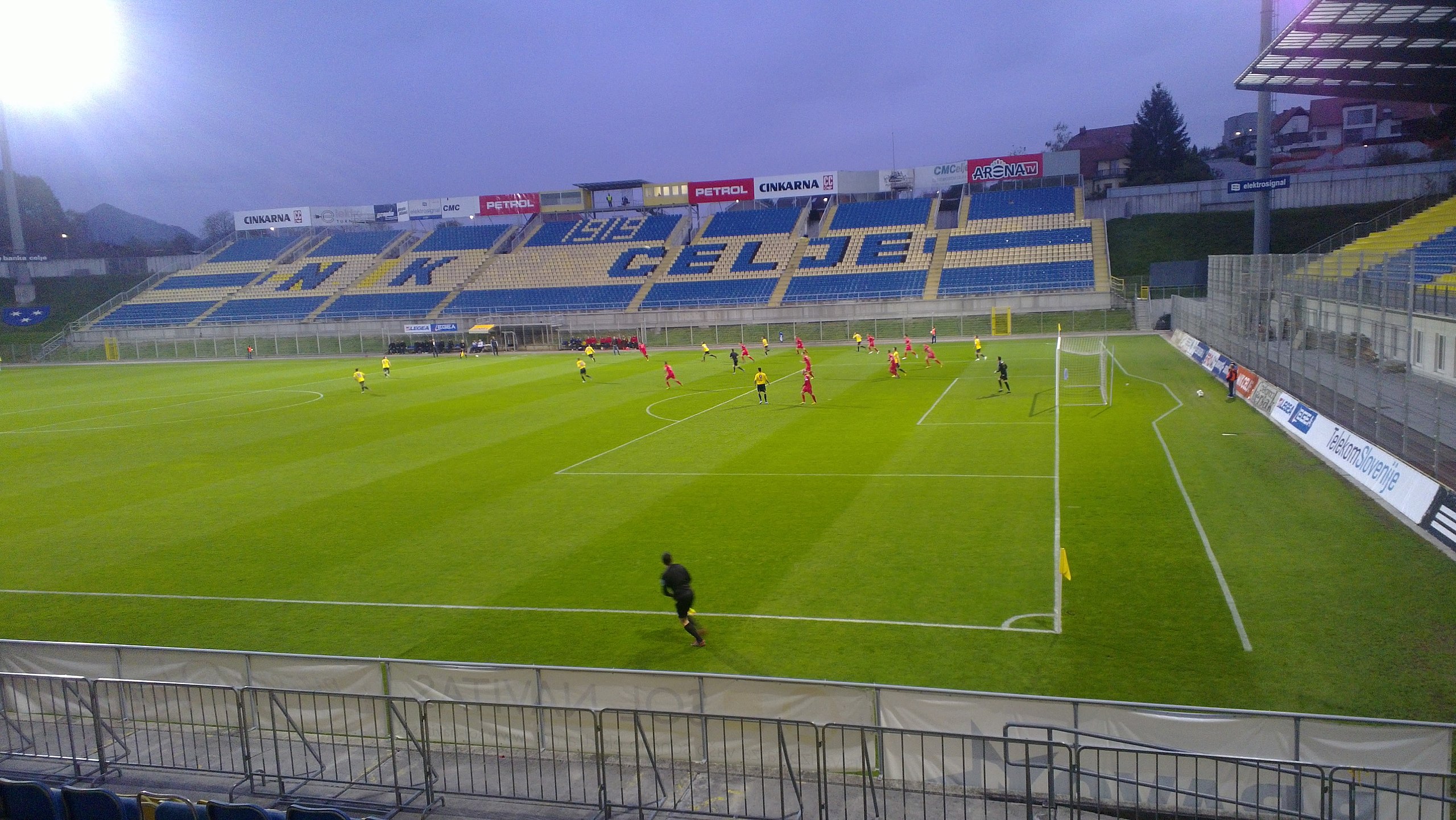 Arena Petrol stadium in Celje, Slovenia.