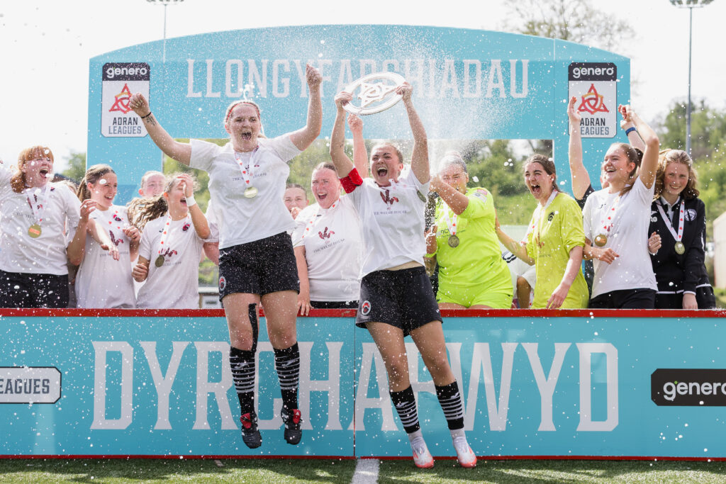 Football, Adran North & South Play-Off, Pontypridd United Women v Connahs Quay Nomads Women, Latham Park, Newtown, Wales