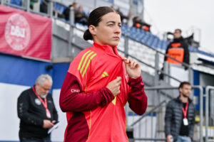 International Football, UEFA Women’s Nations League League A Group A4 match between Denmark and Wales at Odense Stadium in Odense, Denmark