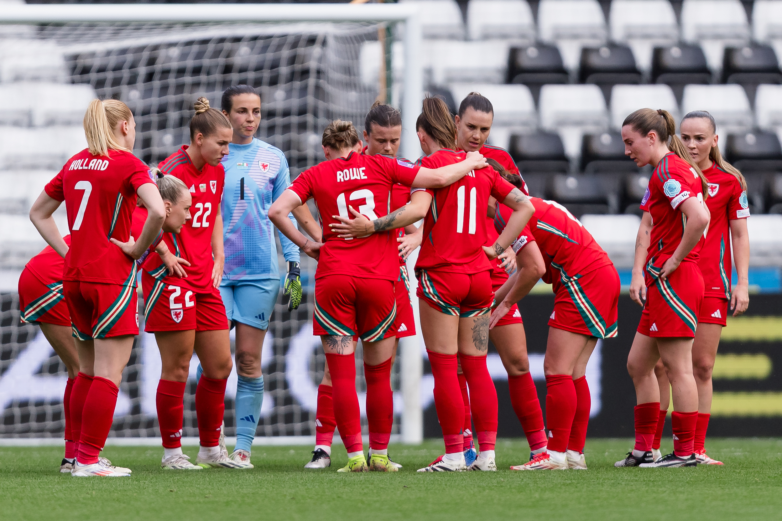 International Football, UEFA Women’s Nations League League A Group A4 match between Wales and Italy at The Swansea.com Stadium, Swansea, Wales, UK.