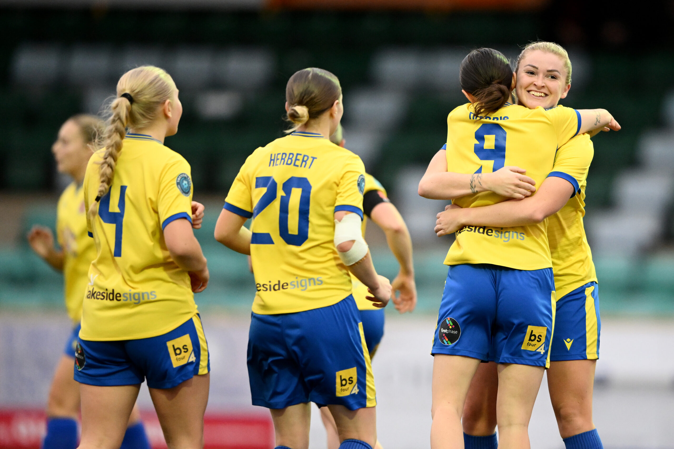 Genero Adran Trophy 25/26 Knockout round 1 fixture between Barry Town United Women and Cascade YC Women FC at Jenner Park Stadium in Barry
