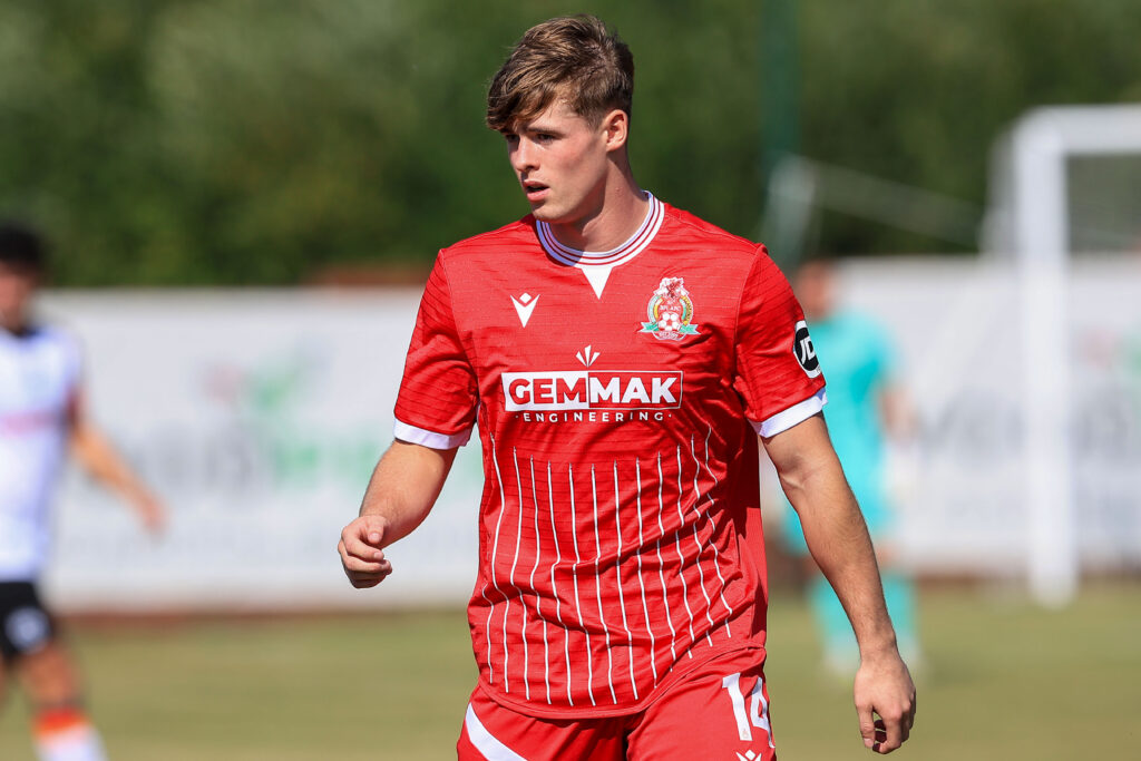 Ellis Sage of Briton Ferry Llansawel AFC during the 2025/26 JD Cymru Premier league fixture between Briton Ferry Llansawel AFC & Haverfordwest County AFC at The Renewable Centre Stadium, Neath, Wales