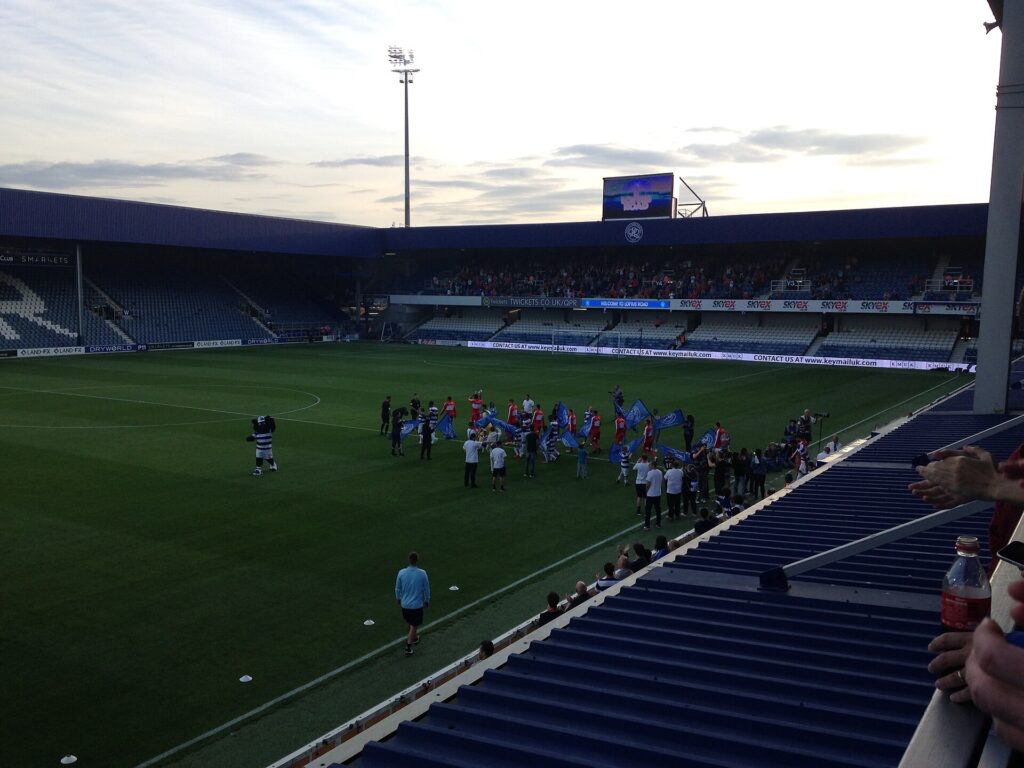 A general view of QPR's Loftus Road. 