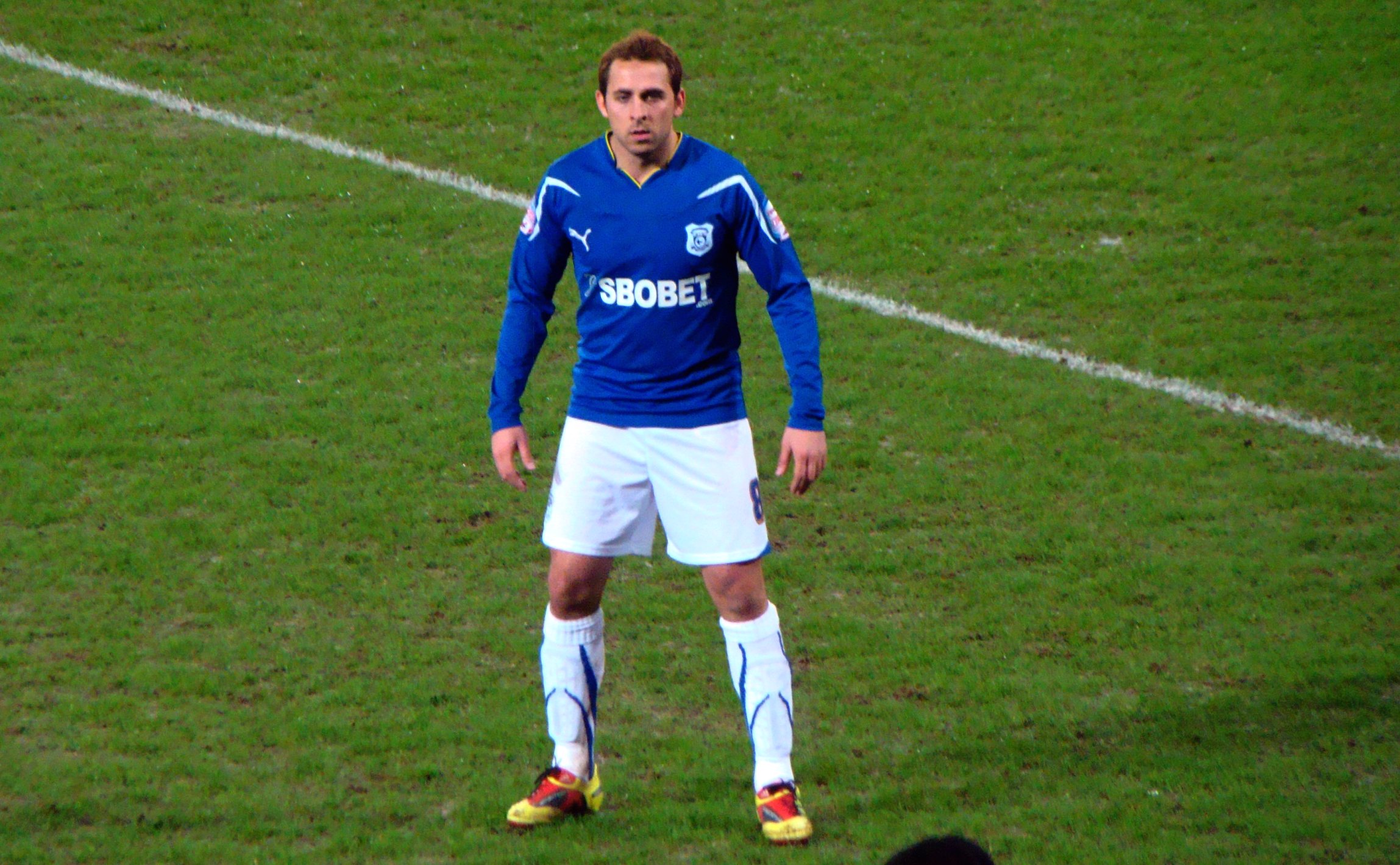 Michael Chopra in action for Cardiff City