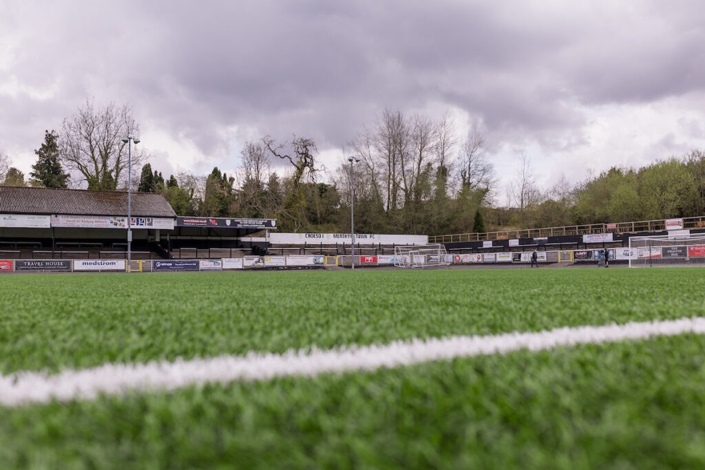 A general view of Penydarren Park, home of Merthyr Town