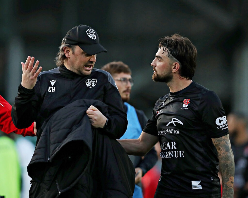 OSWESTRY, SHROPSHIRE, ENGLAND - 09 JULY 2025 - Craig Harrison, Manager of The New Saints F.C.  after the UEFA Conference League - 2nd Qualifying Round between The New Saints and Differdange 03 at the Park Hall Stadium, in Oswestry on the 23th July 2025. (Pic by Sam Eaden/FAW)