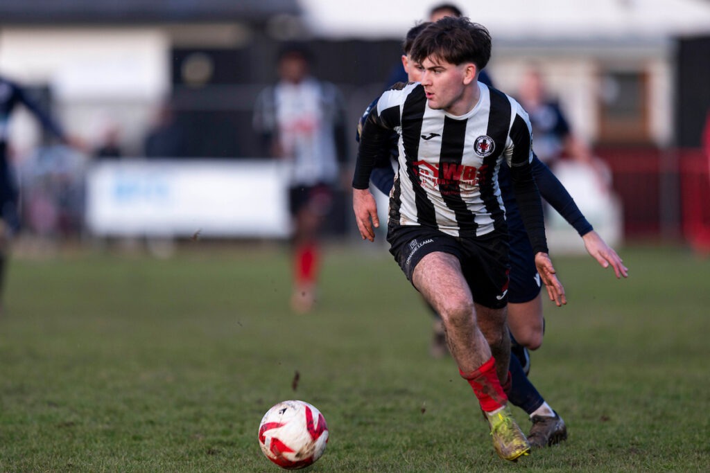 CARDIFF, WALES - 10TH JANUARY 2026: 
Dan Lewis of Cardiff Dracs in action.
Cardiff Draconians v Cambrian United in the JD Cymru South at Lydstep Park on the 10th January 2026. 