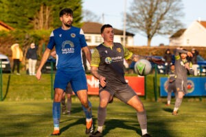Jon Tiffin of Cefn Cribwr in action. Cefn Cribwr v Cardiff Corinthians in the Ardal South West at Cae Gof on the 3rd January 2026.