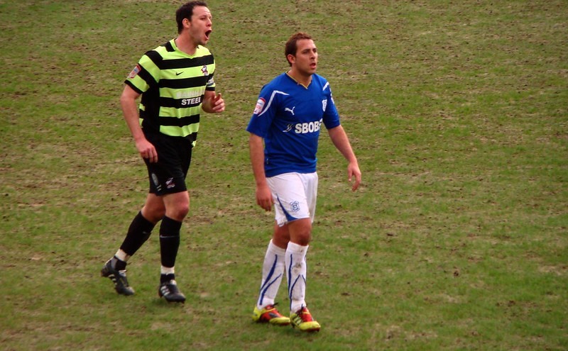 Michael Chopra in action for Cardiff City in the EFL Championship against Scunthorpe United. 