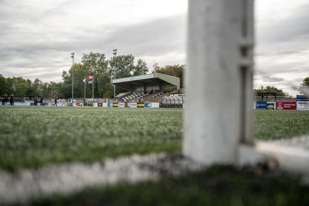 General View ahead of the 2026-27 Novira Cymru Premier match between Connah's Quay Nomads and Trefelin BGC at Essity Stadium, Flint, Wales.