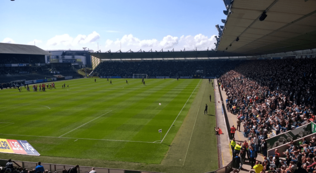 Home Park during Plymouth Argyle's final home game of the 2016-17 campaign.