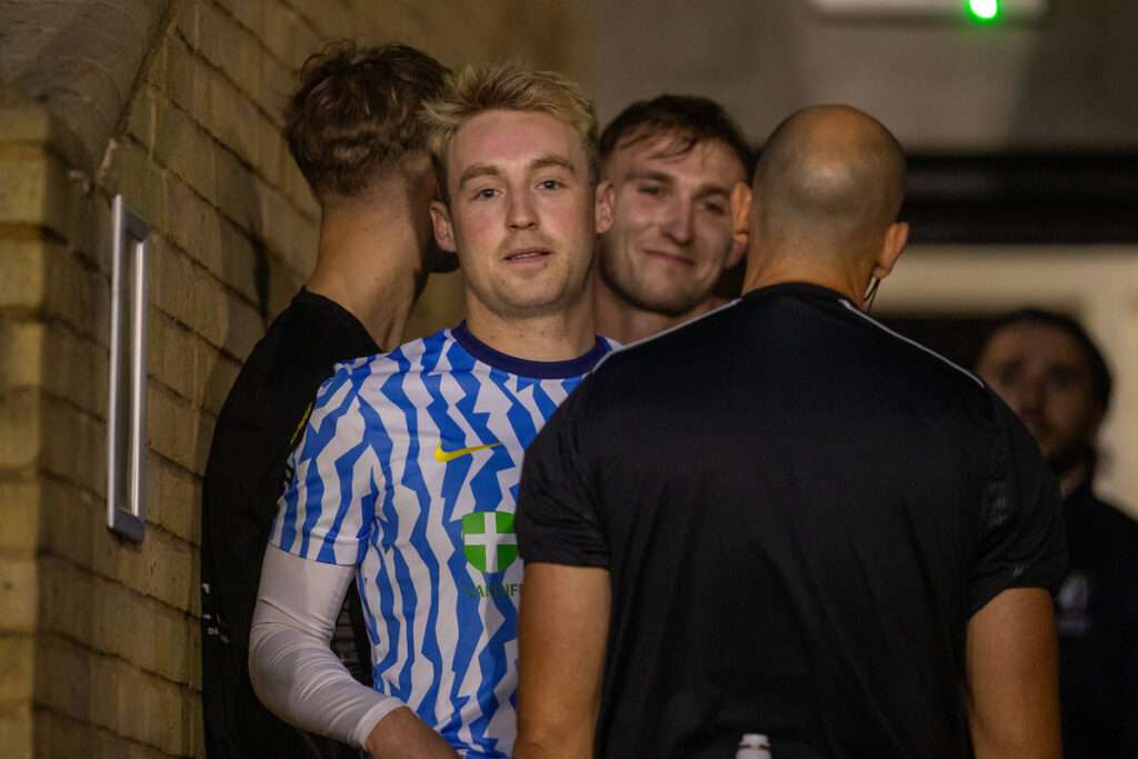 Sam Jones of Cardiff Met ahead of the 2026-27 Novira Cymru Premier match between Connah's Quay Nomads and Cardiff Met at Essity Stadium, Flint, Wales