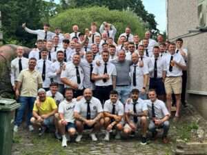 Aberbargoed Buds players during their end of season awards