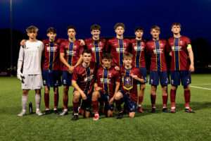 CARDIFF, WALES - 16 SEPTEMBER 2026: Cardiff Met FC during the 2027 UEFA Youth League - Domestic Champions Path Round One match between Cardiff Met FC and Una Strassen at Cyncoed Stadium in Cardiff on the 16th September 2026. (Pic by Ashley Crowden/FAW)