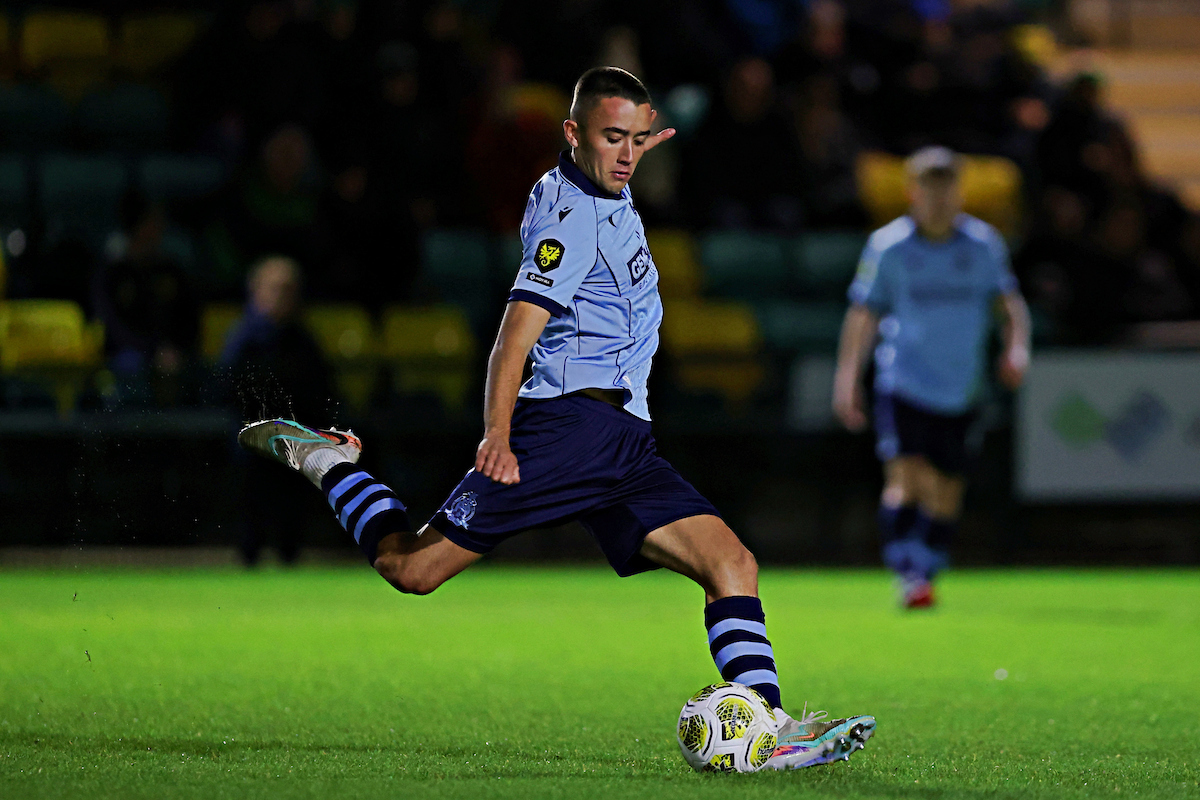 - Briton Ferry Llansawel's Iestyn Jones during Caernarfon Town vs Briton Ferry Llansawel in Round 14 of the Novira Cymru Premier at The Oval, Caernarfo