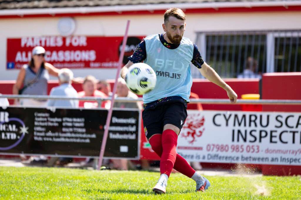 Jordan Pike of Baglan Dragons during the 2026/27 Novira Cymru South match between Baglan Dragons & Pure Swansea at the The Renewable Centre Stadium, Briton Ferry, Wales