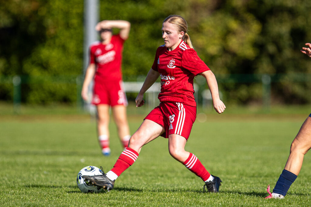 Seren Cashen of Connah's Quay Nomads during the 2026-27 Genero Adran North match between Connah's Quay Nomads and Wrexham Foresters