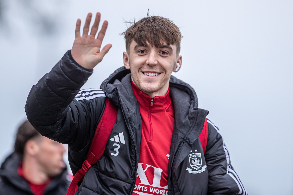 Shane Flynn of Connah's Quay Nomads ahead of the Novira Cymru Premier 2026-27 match between Connah's Quay Nomads and Llandudno at Halkyn Road, Holywell, Wales.