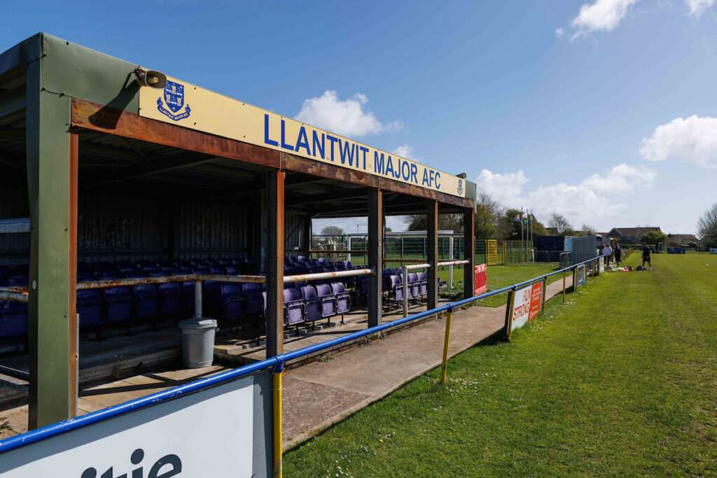 General view of UWL Stadium ahead of the 2025/26 JD Cymru South fixture between Llantwit Major AFC & Cambrian United FC at UWL Stadium, Llantwit Major, Wales