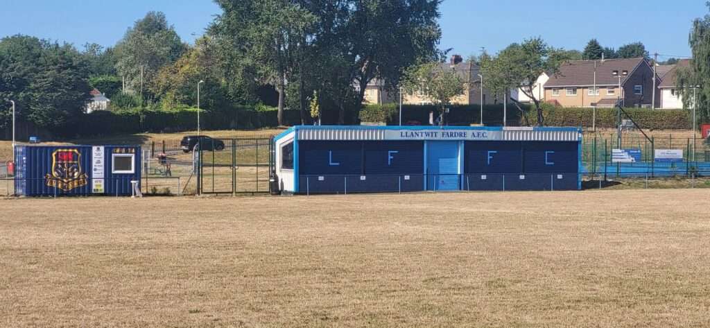 A general view of Llantwit Fardre's Tonteg Park.