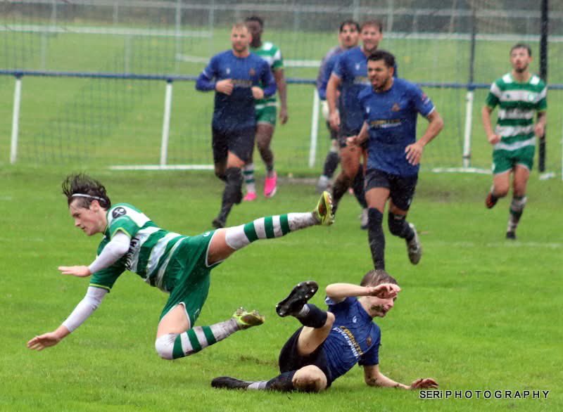 Newport Corinthians and Cwmbran Celtic in action in the Ardal Leagues South East