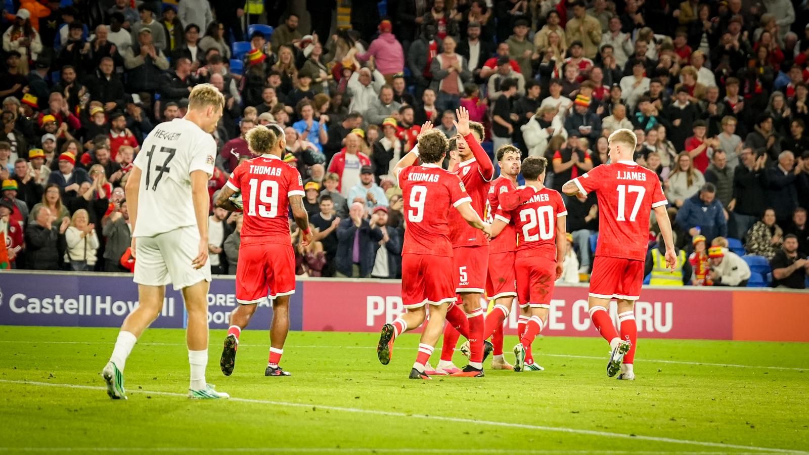 Wales secure First Nations League win, defeating Norway 2-1 at the Cardiff City Stadium.